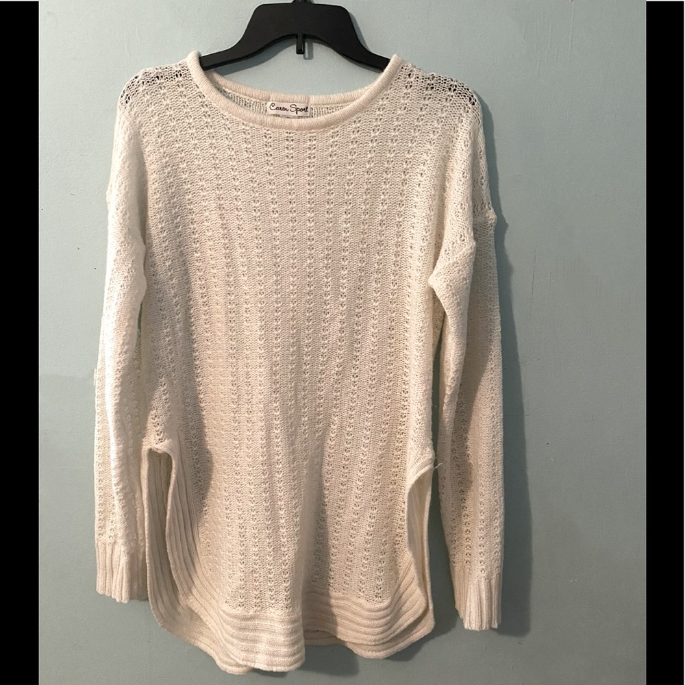 Caren Sport Cream Sweater 2X Never Worn